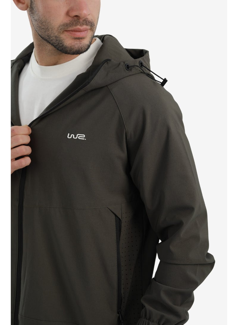 WHITE RABBIT Jacket soft with lining-Olive - Image 5